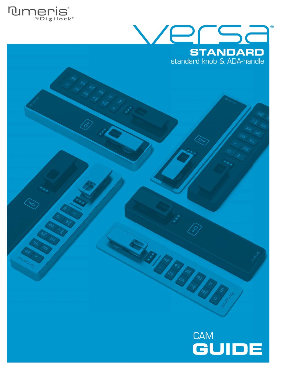 DIGILOCK NUMERIS VERSA STANDARD USER MANUAL Pdf Download ManualsLib