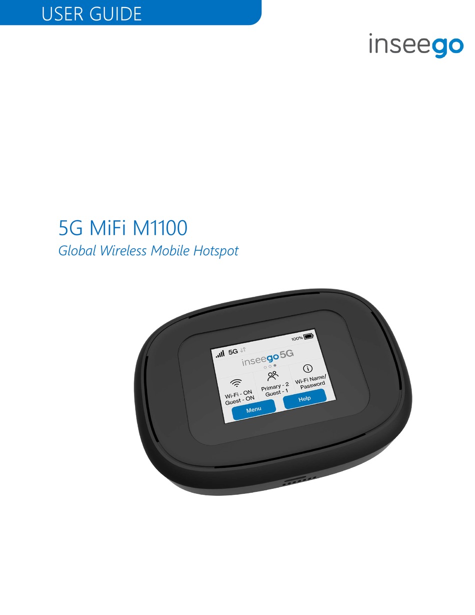 INSEEGO 5G MIFI M1100 USER MANUAL Pdf Download | ManualsLib