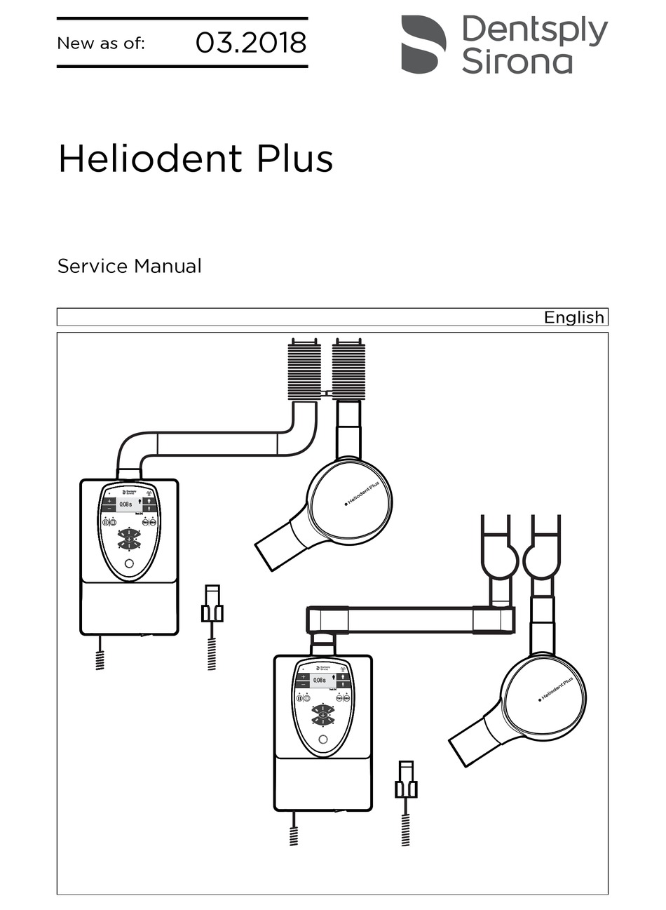Dentsply Sirona Heliodent Plus Service Manual Pdf Download Manualslib