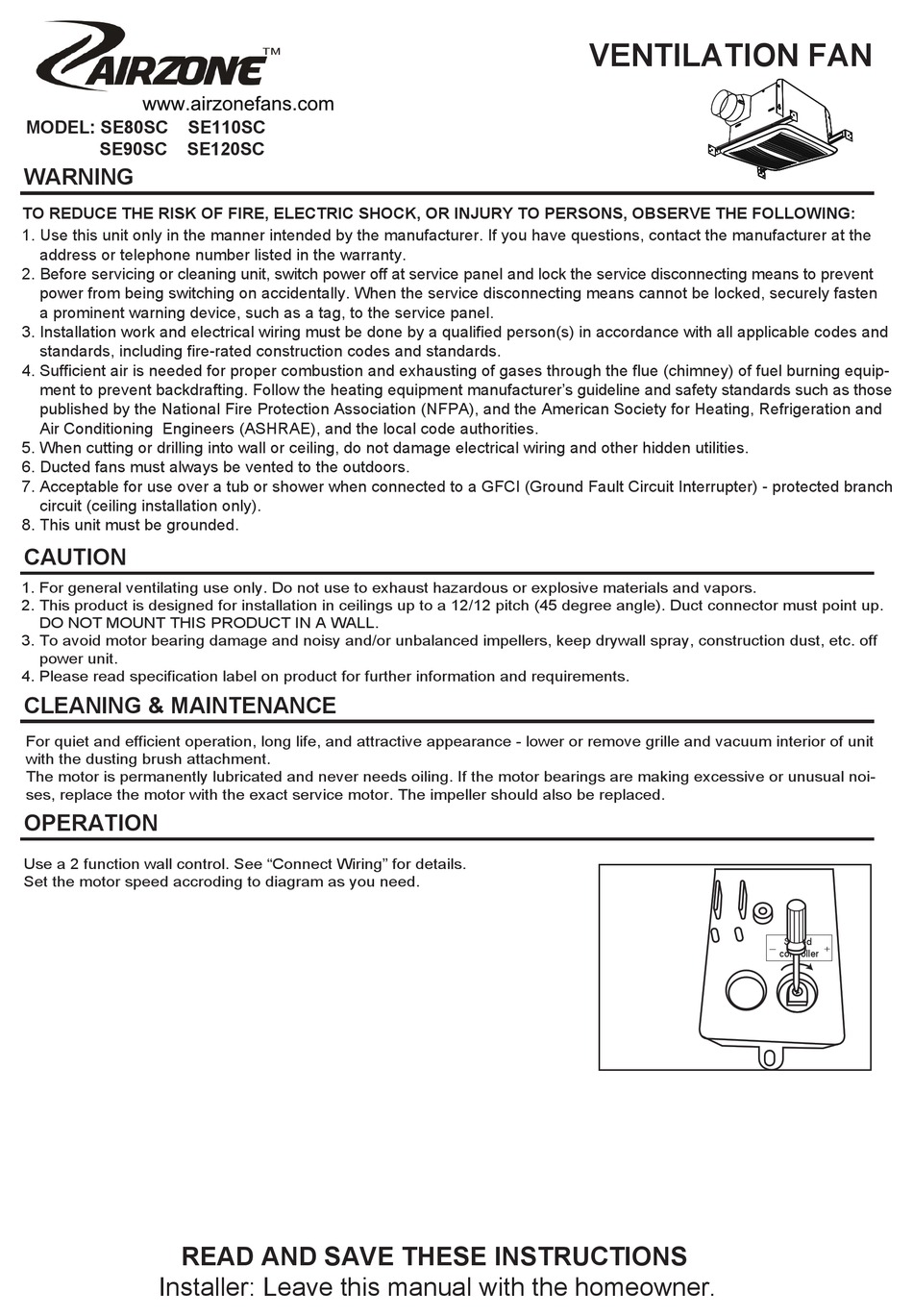 AIRZONE SE80SC MANUAL Pdf Download ManualsLib