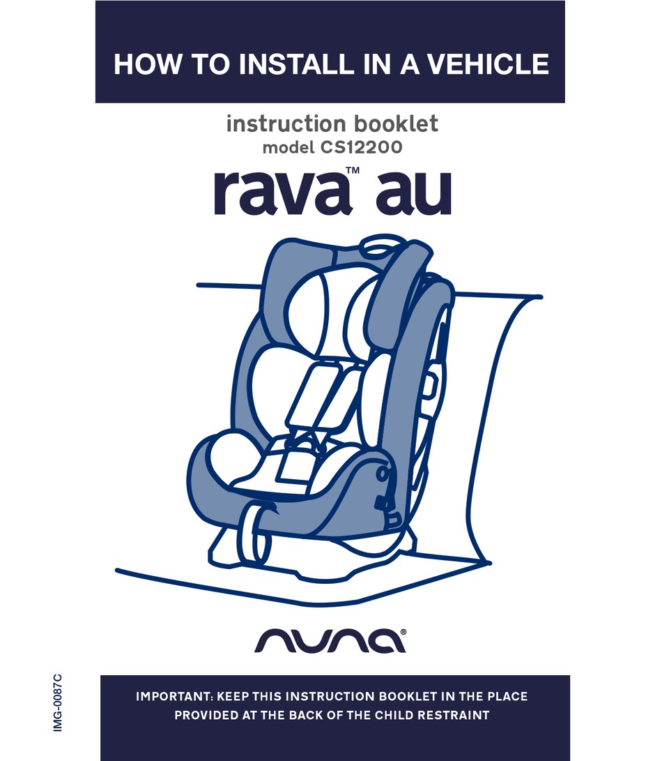 Nuna Rava Car Seat Manual / My Lovely Baby Nuna Rava Convertible Car