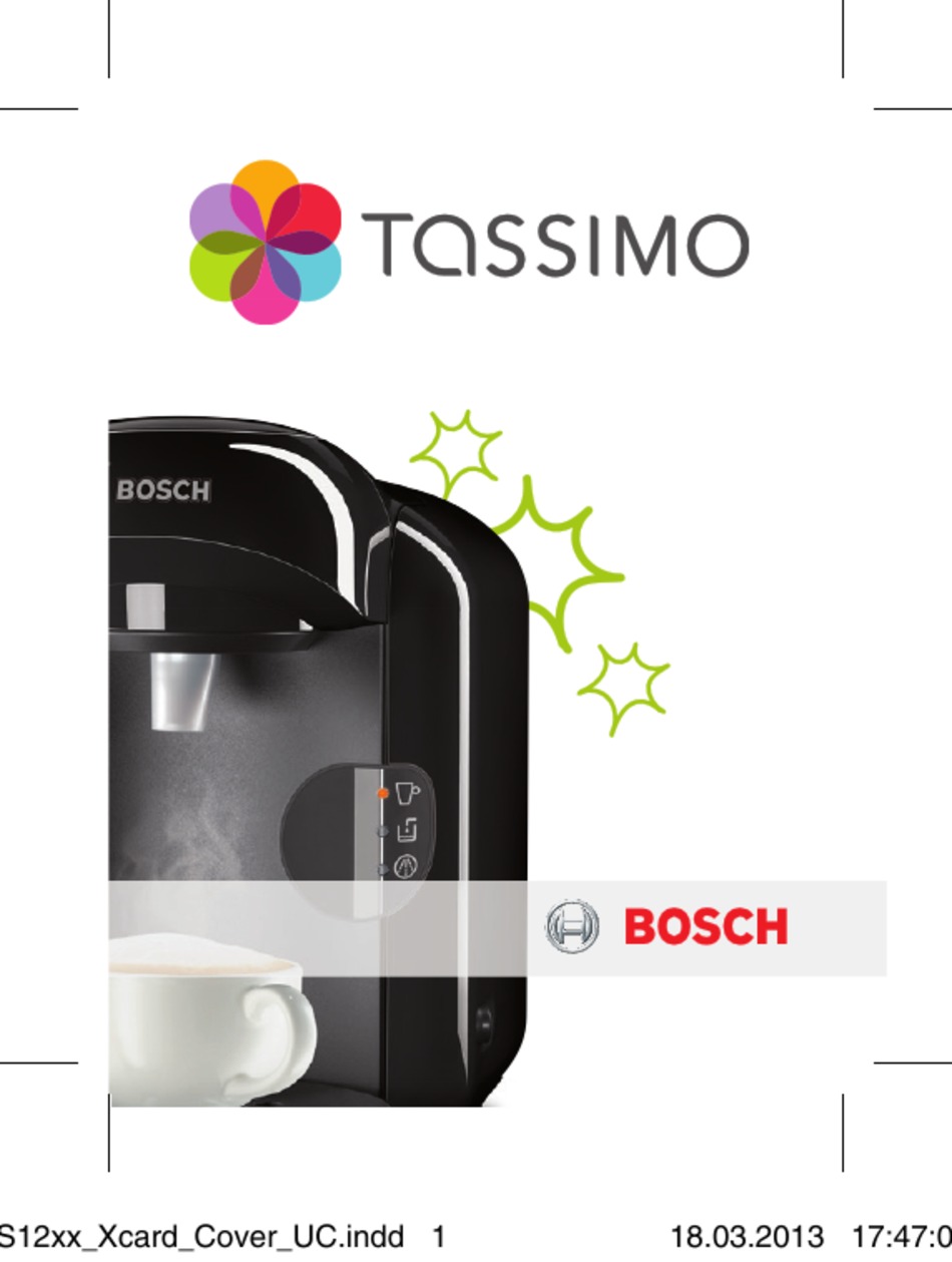 BOSCH TASSIMO S12 SERIES MANUAL Pdf Download ManualsLib