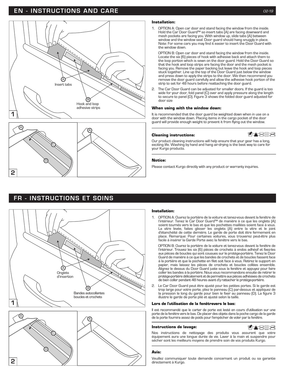 KURGO INSTRUCTIONS AND CARE Pdf Download ManualsLib