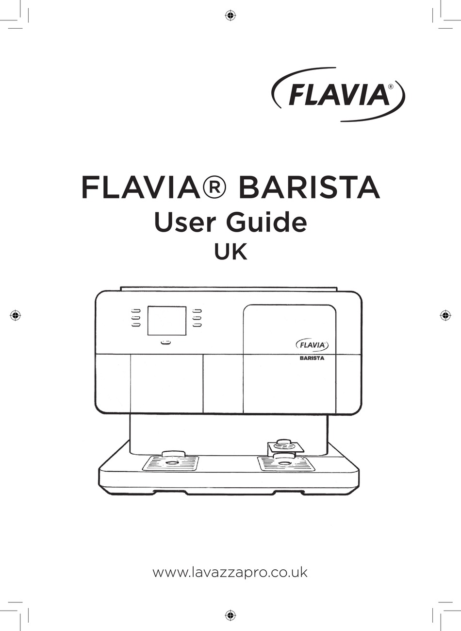 LAVAZZA FLAVIA BARISTA USER MANUAL Pdf Download