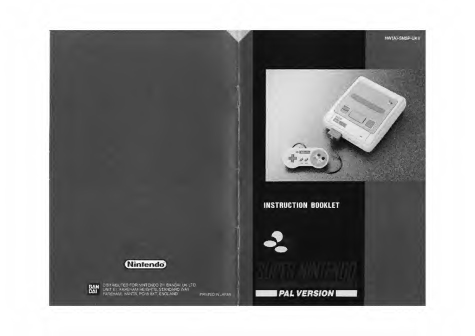 NINTENDO SUPER INSTRUCTION BOOKLET Pdf Download ManualsLib