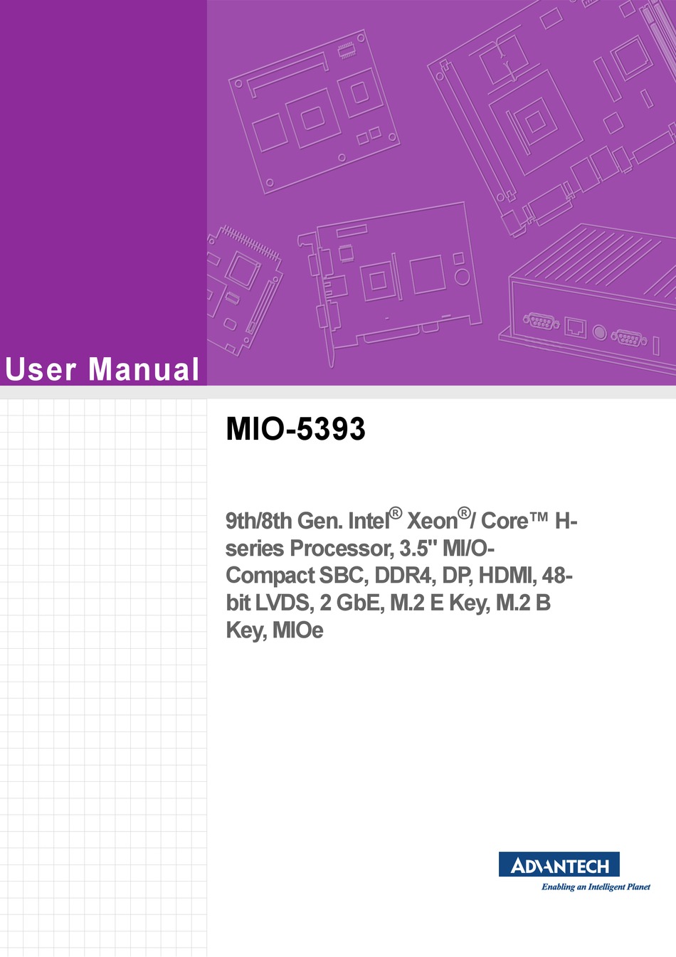 ADVANTECH MIO-5393 USER MANUAL Pdf Download | ManualsLib