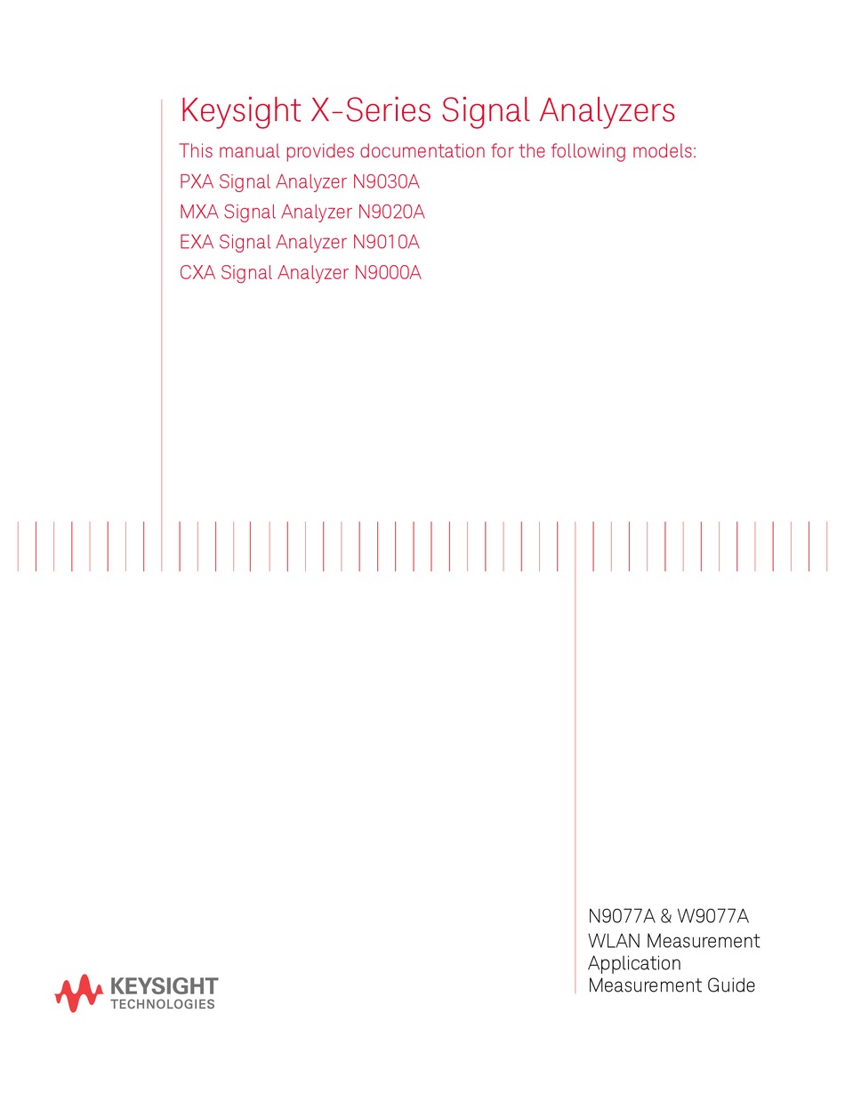 KEYSIGHT X SERIES MANUAL Pdf Download ManualsLib
