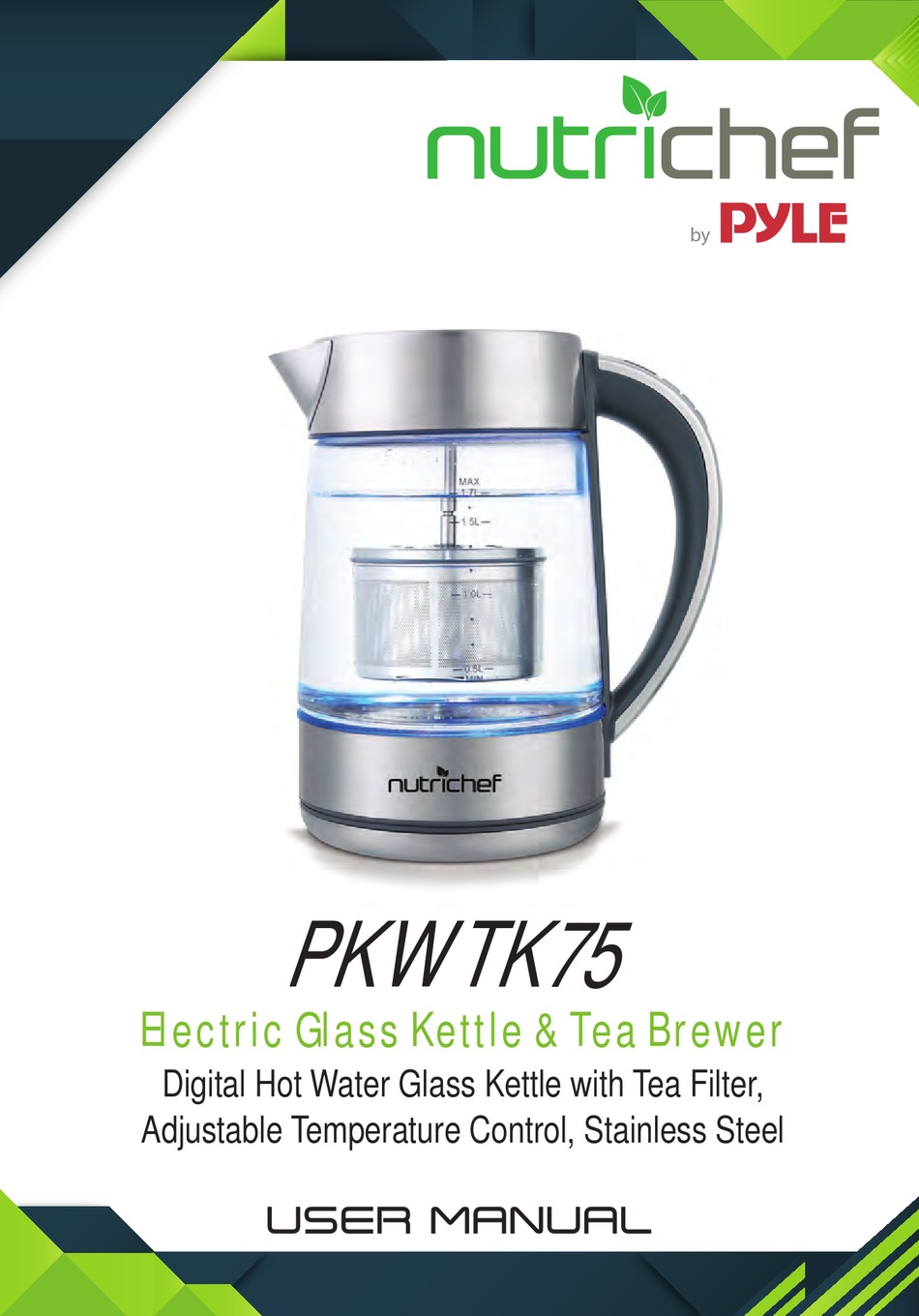 NutriChef - PKWK53.5 - Kitchen & Cooking - Water & Tea Kettles