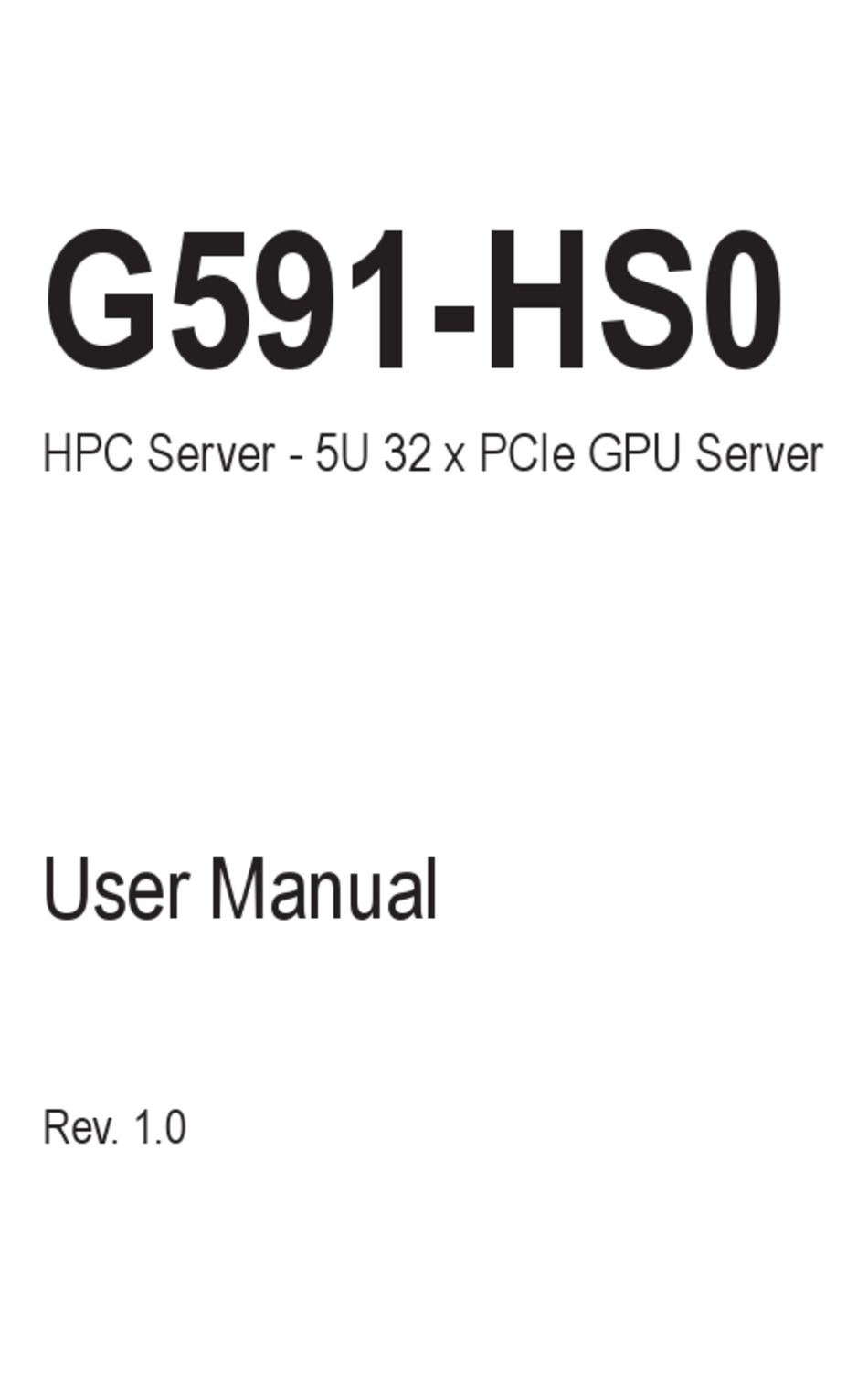 GIGABYTE TECHNOLOGY G591HS0 USER MANUAL Pdf Download ManualsLib