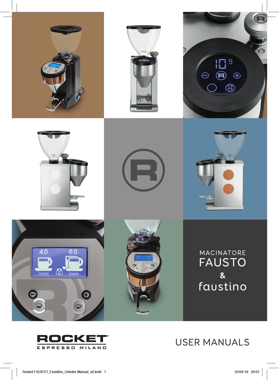 ROCKET ESPRESSO CONTI VALERIO FAUSTO RT65E USER MANUALS Pdf Download