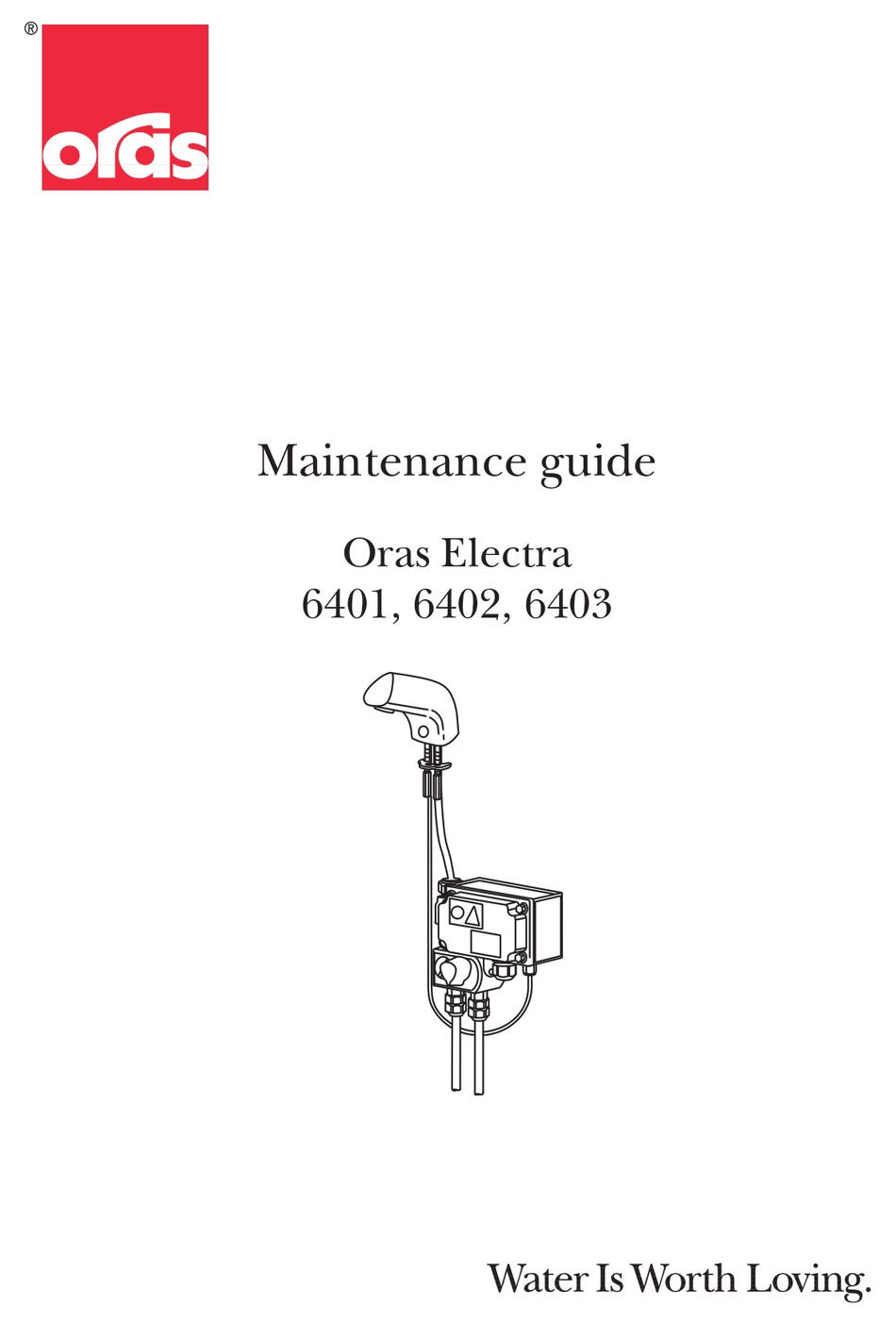 Oras Electra 6401 Maintenance Manual Pdf Download Manualslib