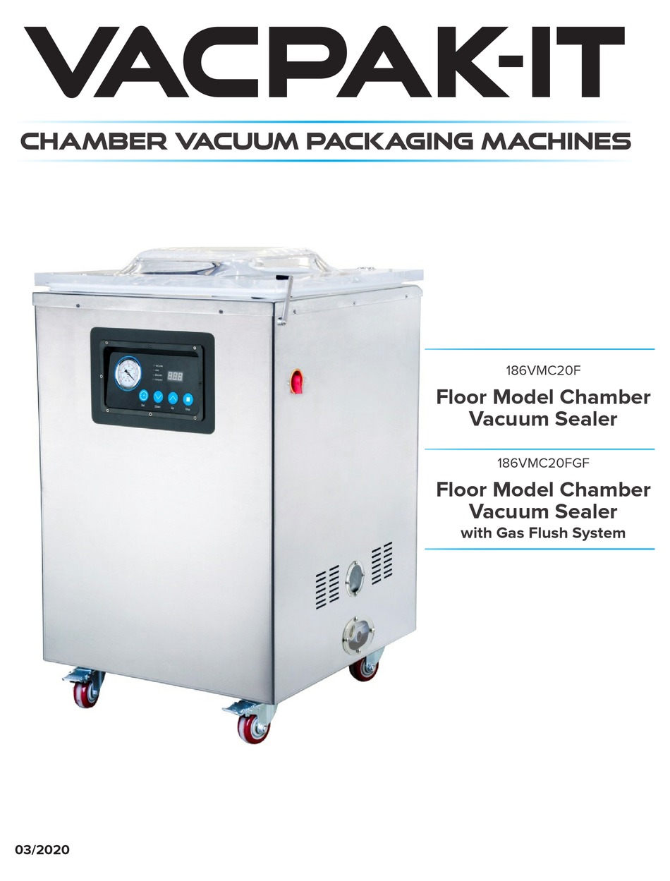 VACPAKIT VMC20F MANUAL Pdf Download ManualsLib