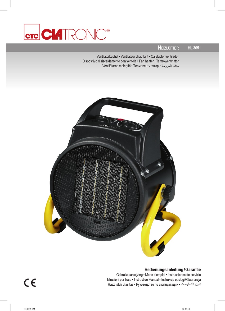 CLATRONIC HL 3651 INSTRUCTION MANUAL Pdf Download ManualsLib