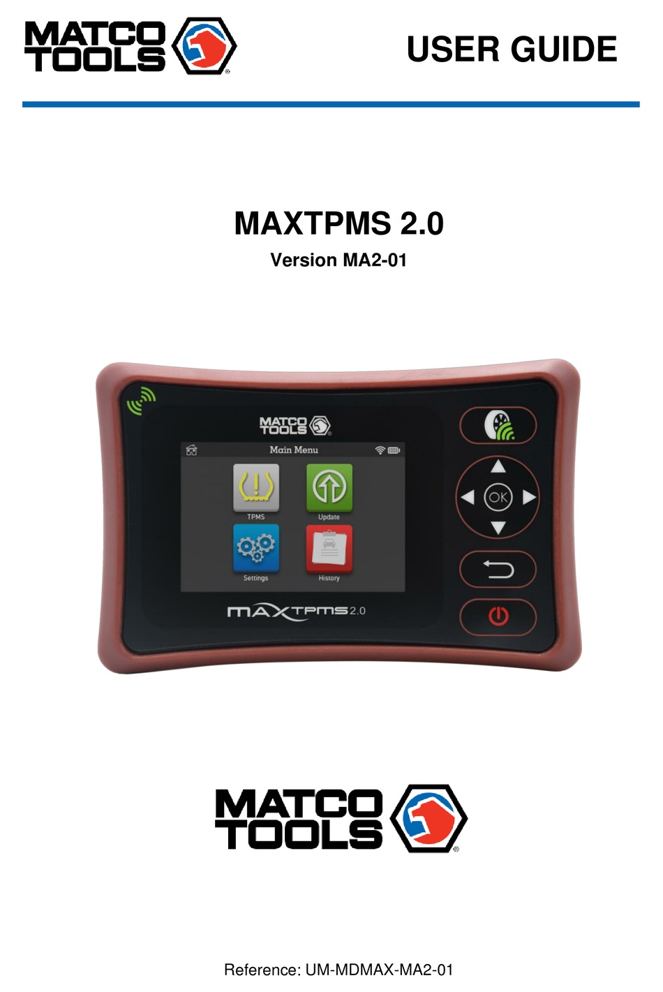 MATCO TOOLS MAXTPMS 2.0 USER MANUAL Pdf Download ManualsLib