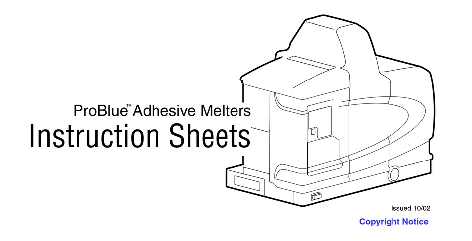 NORDSON PROBLUE 1028303 INSTRUCTION SHEET Pdf Download | ManualsLib