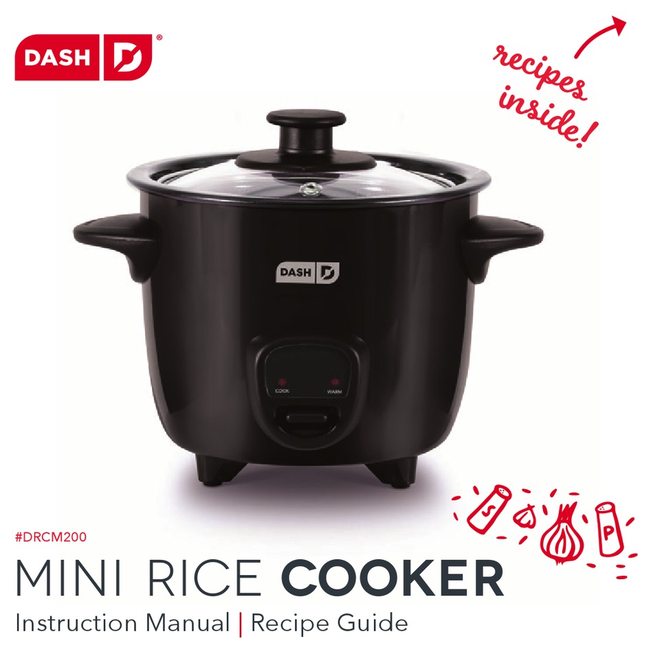 DASH DRCM200 INSTRUCTION MANUAL & RECIPE MANUAL Pdf Download | ManualsLib