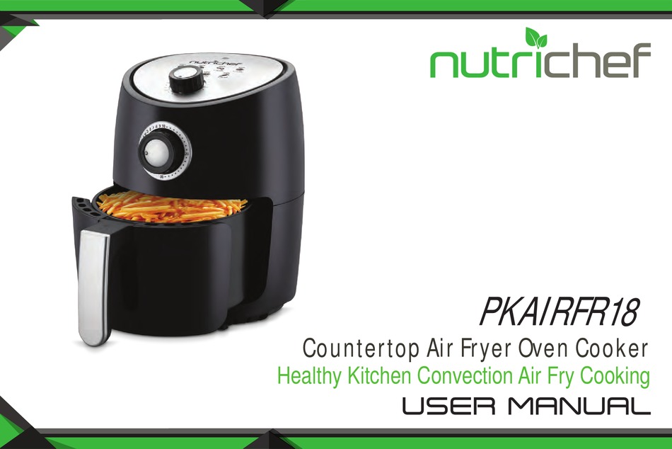 NutriChef PKAIRFR48 Kitchen Countertop 13 Quart Air Fryer