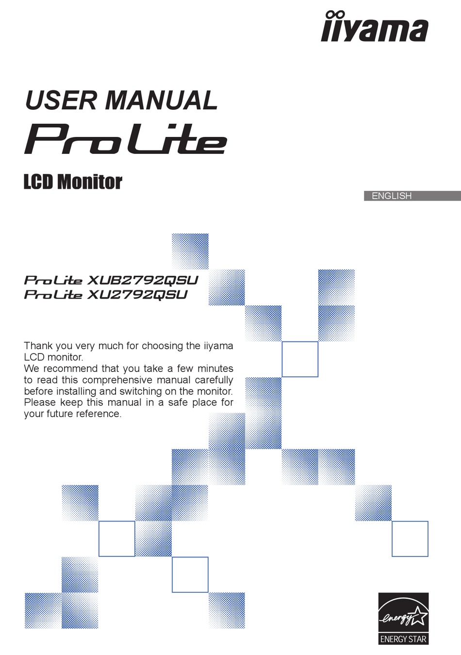 Iiyama ProLite XUB2792QSU User Manual 
