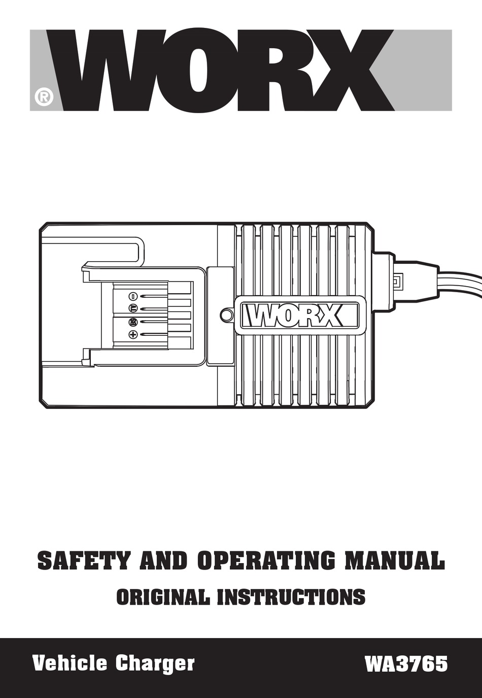 WORX WA3765 SAFETY AND OPERATING MANUAL Pdf Download | ManualsLib
