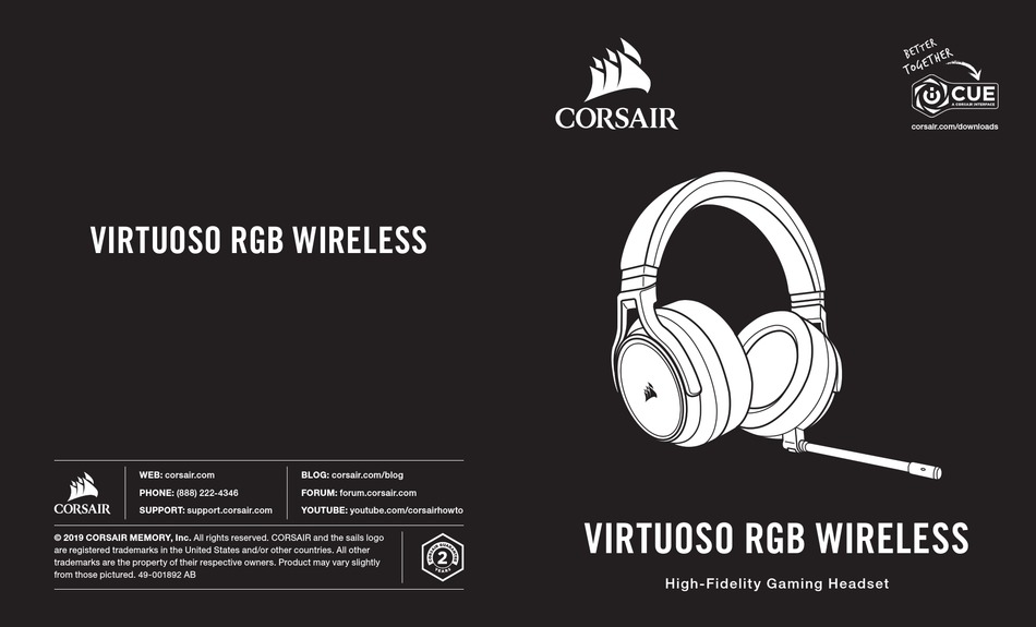 corsair void rgb elite wireless manual
