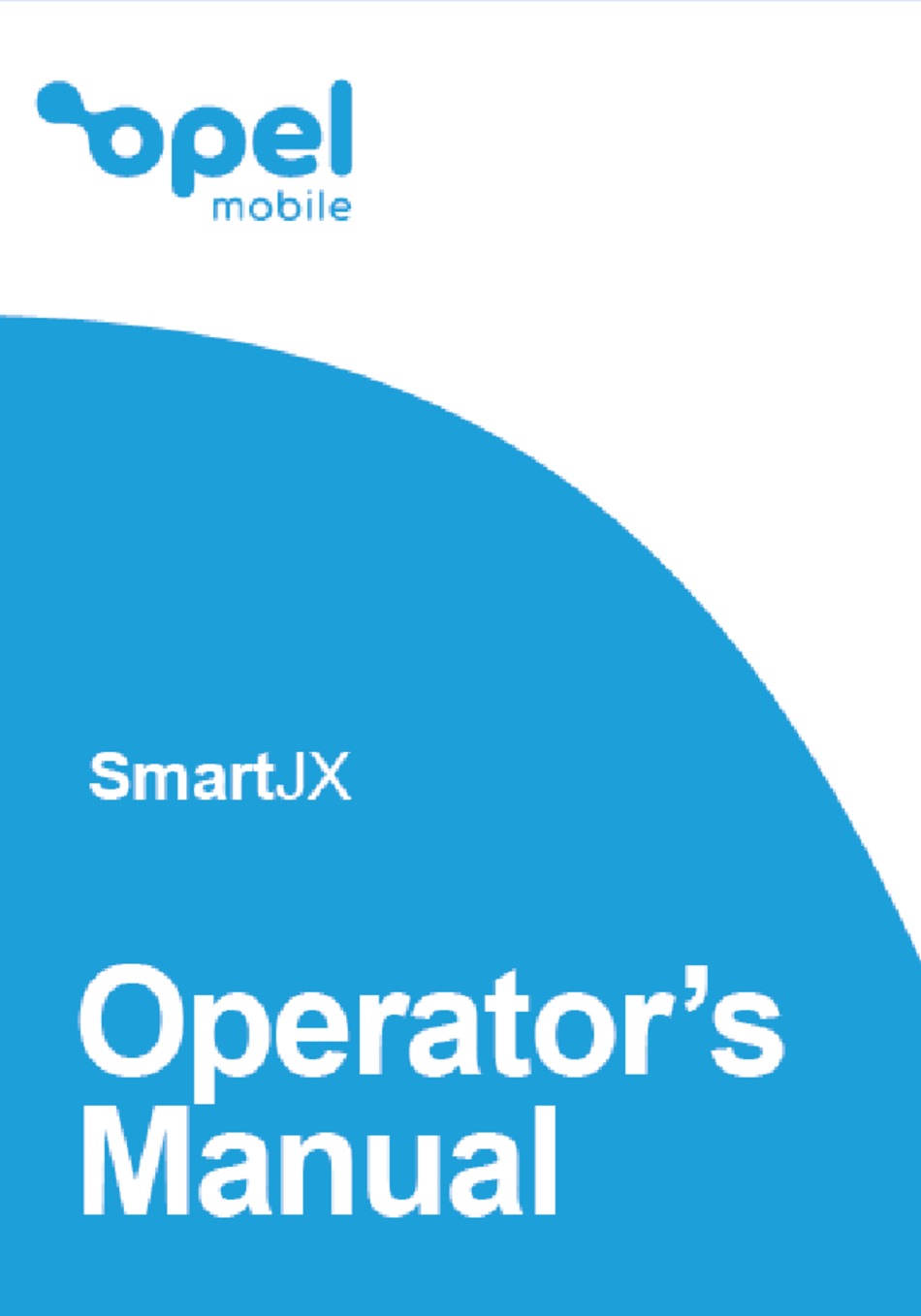 OPEL MOBILE SMARTJX OPERATOR'S MANUAL Pdf Download | ManualsLib