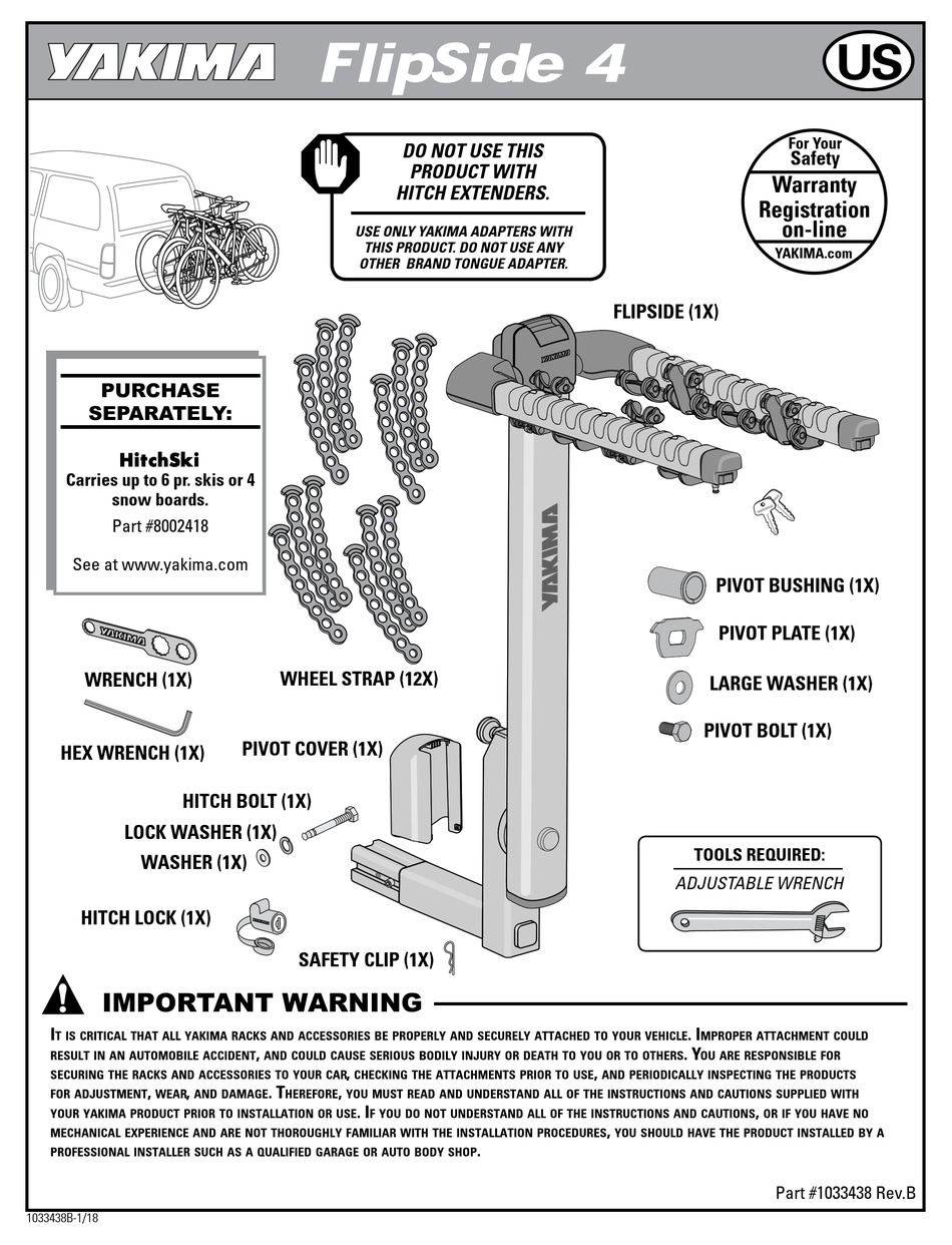 Yakima flipside clearance