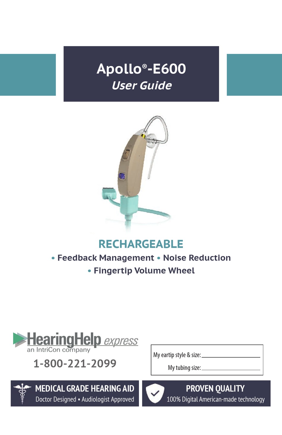 HEARING HELP EXPRESS APOLLOE600 USER MANUAL Pdf Download ManualsLib