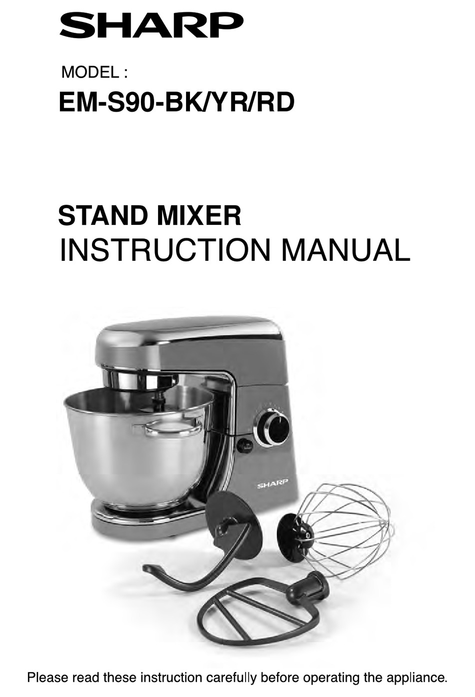sharp cake mixer