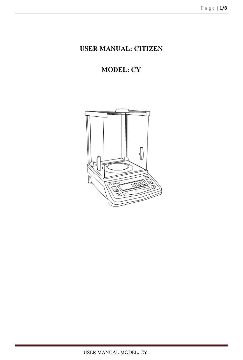 CITIZEN CY USER MANUAL Pdf Download ManualsLib