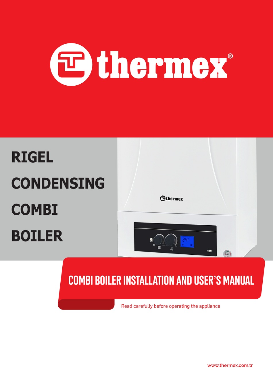 THERMEX RIGEL SERIES INSTALLATION AND USER MANUAL Pdf Download | ManualsLib