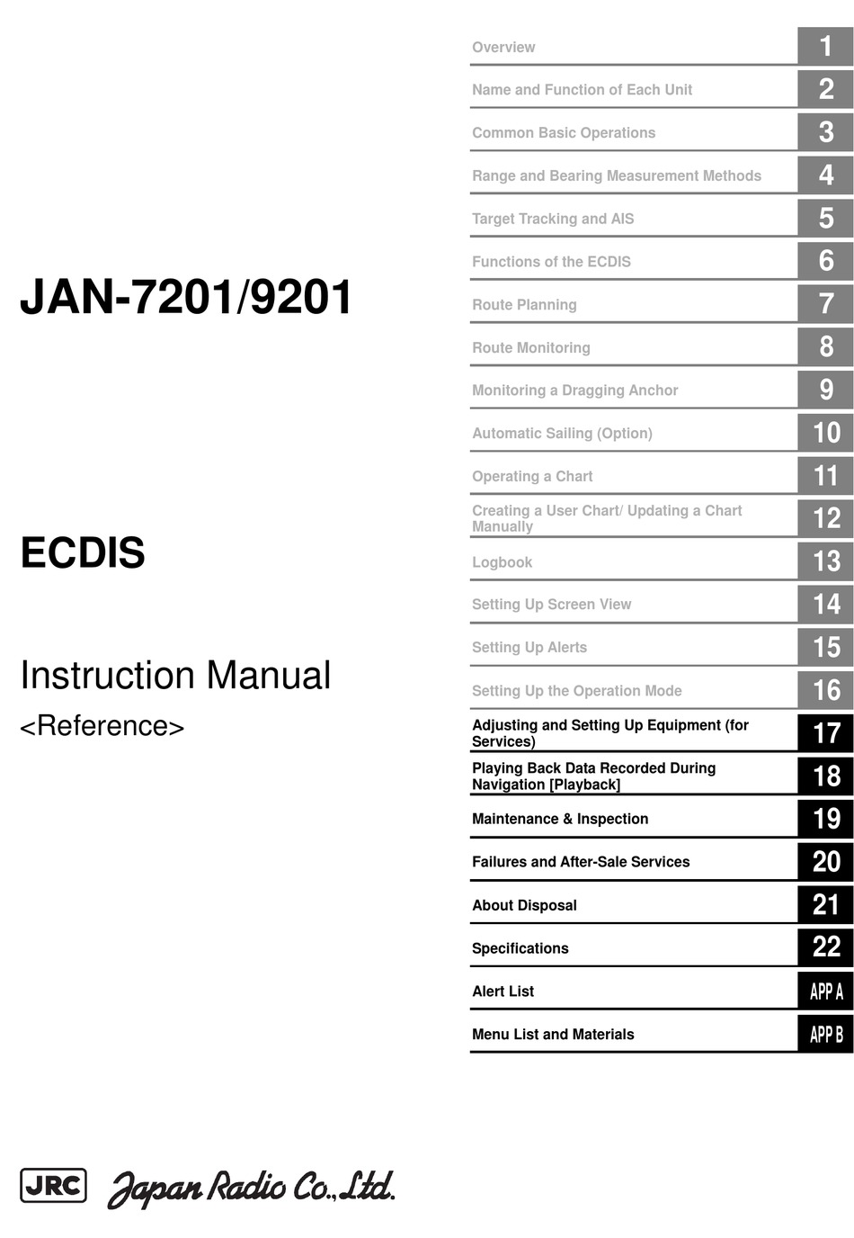 Jrc Ecdis Instruction Manual Pdf Download Manualslib