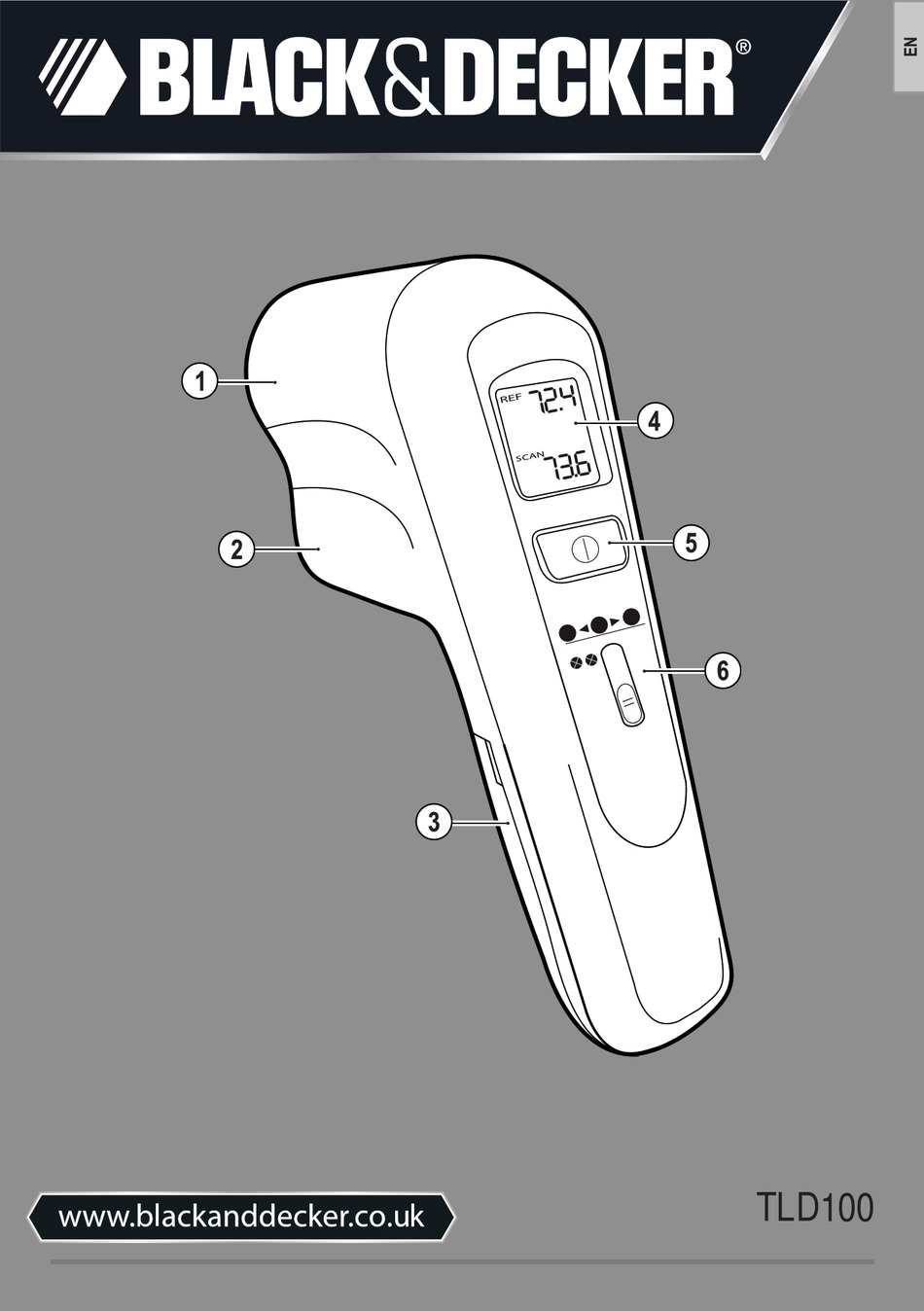 BLACK DECKER TLD100 Thermal Leak Detector Instruction Manual