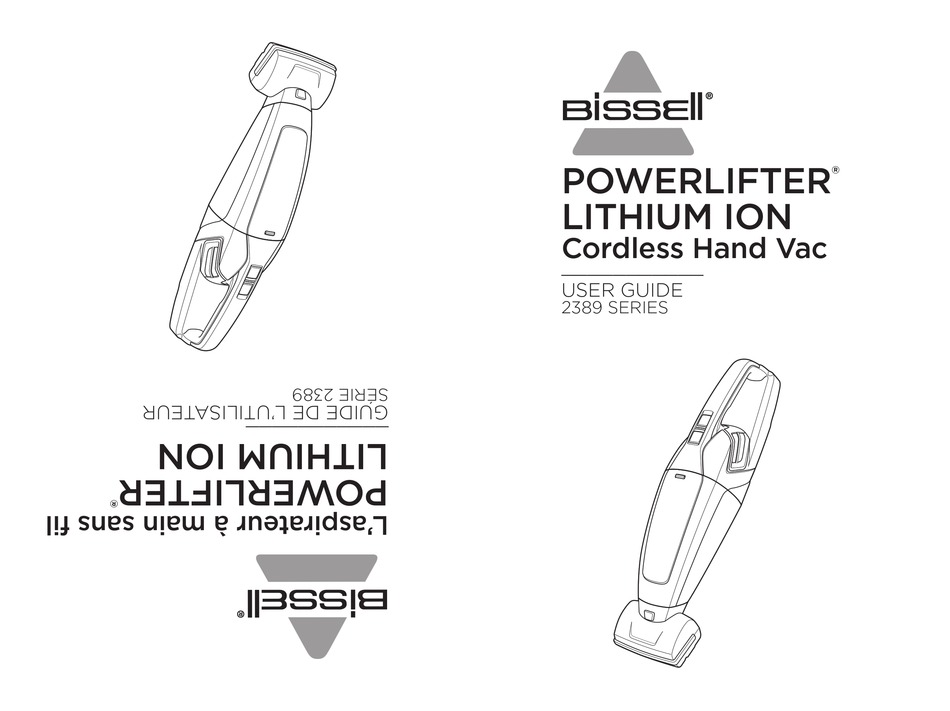 BISSELL POWERLIFTER 2389 SERIES USER MANUAL Pdf Download ManualsLib