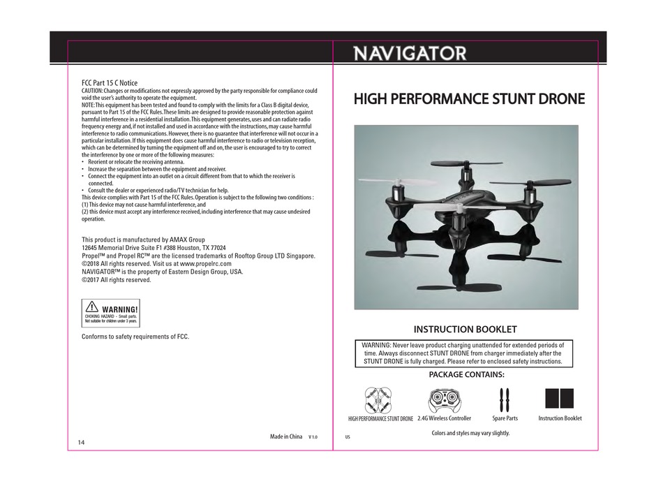 Propel prowler shop drone manual