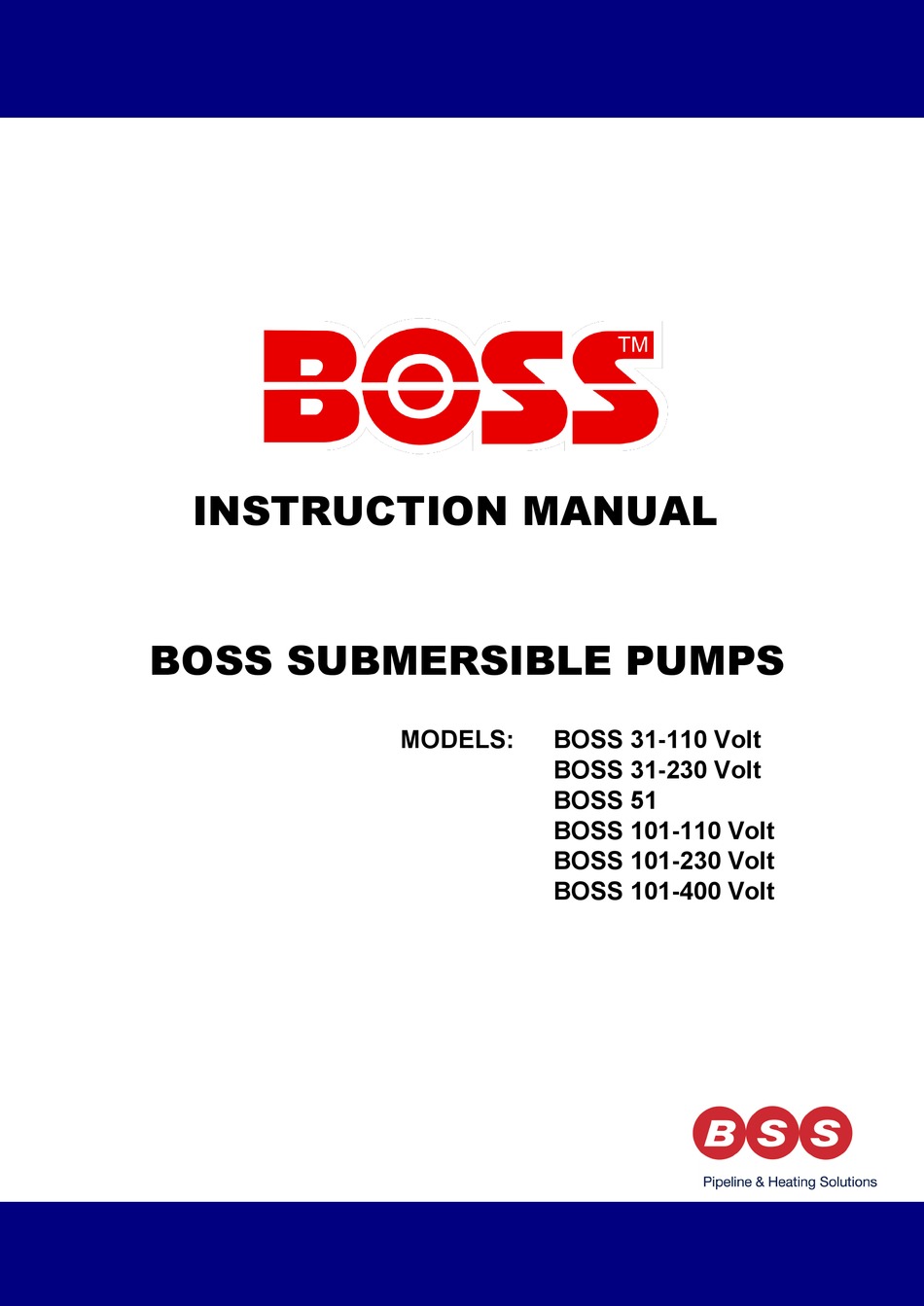 BSS AUDIO BOSS 31-110 VOLT INSTRUCTION MANUAL Pdf Download | ManualsLib