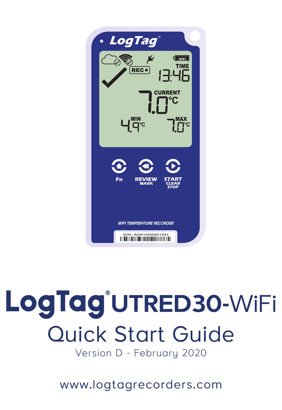LOGTAG UTRED30WIFI QUICK START MANUAL Pdf Download ManualsLib