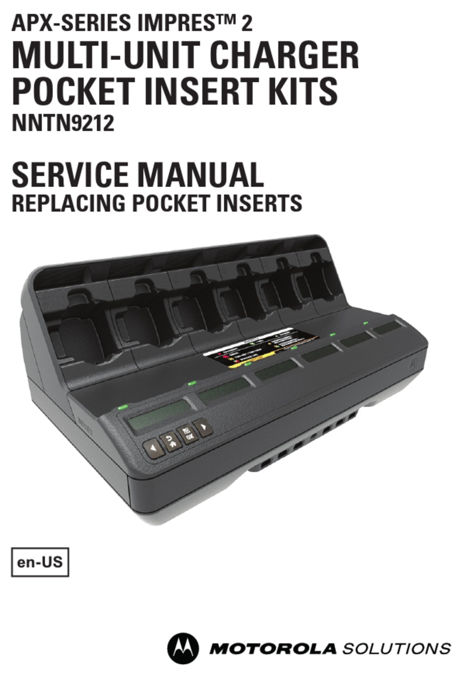 MOTOROLA NNTN9212 SERVICE MANUAL Pdf Download | ManualsLib