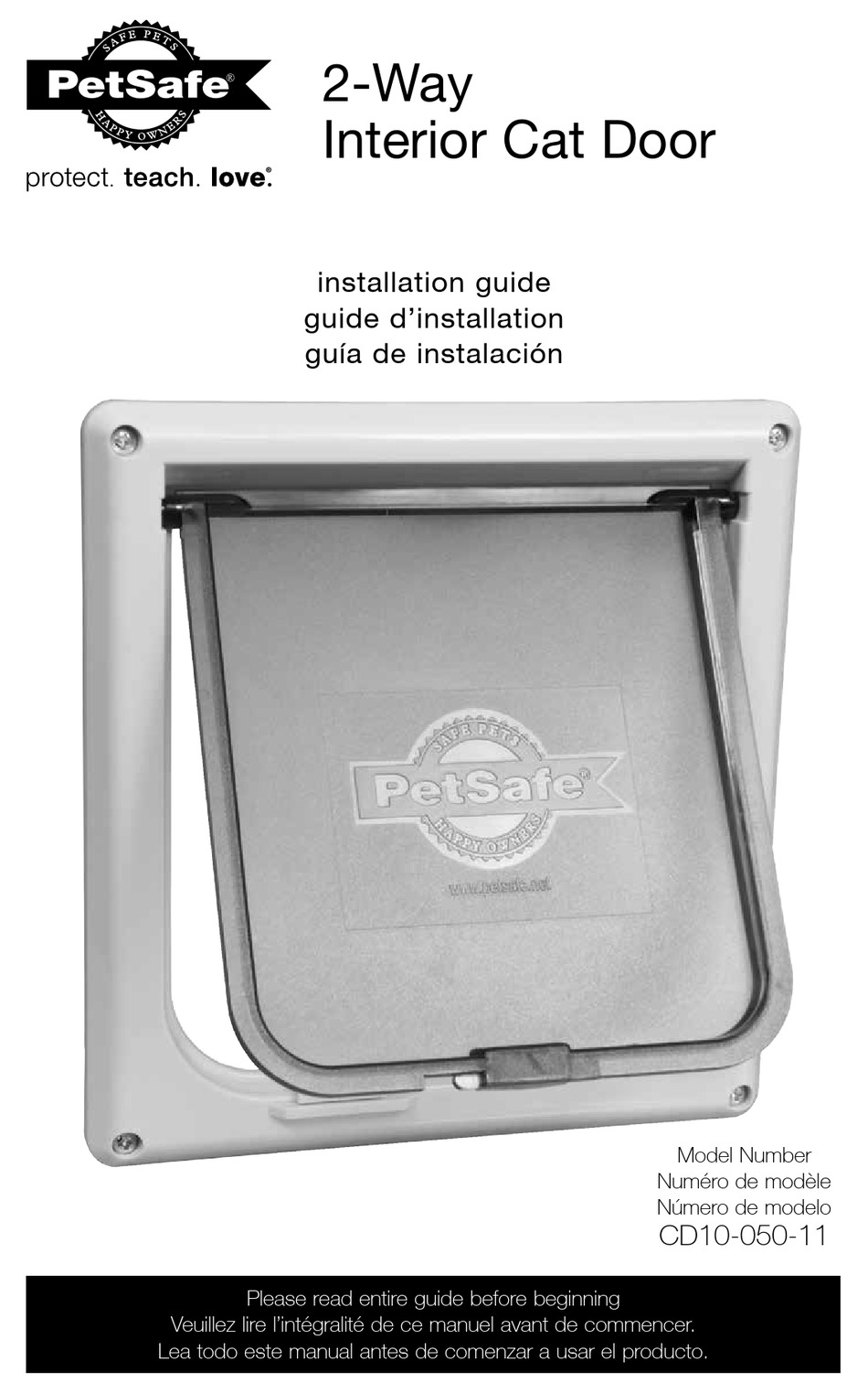 PETSAFE 2WAY INTERIOR CAT DOOR INSTALLATION MANUAL Pdf Download