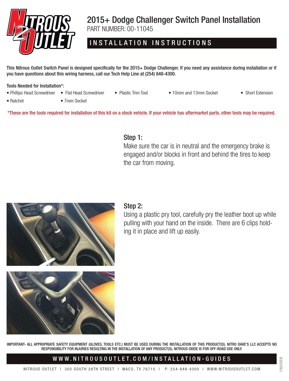 NITROUS OUTLET 0011045 INSTALLATION INSTRUCTIONS Pdf Download ManualsLib
