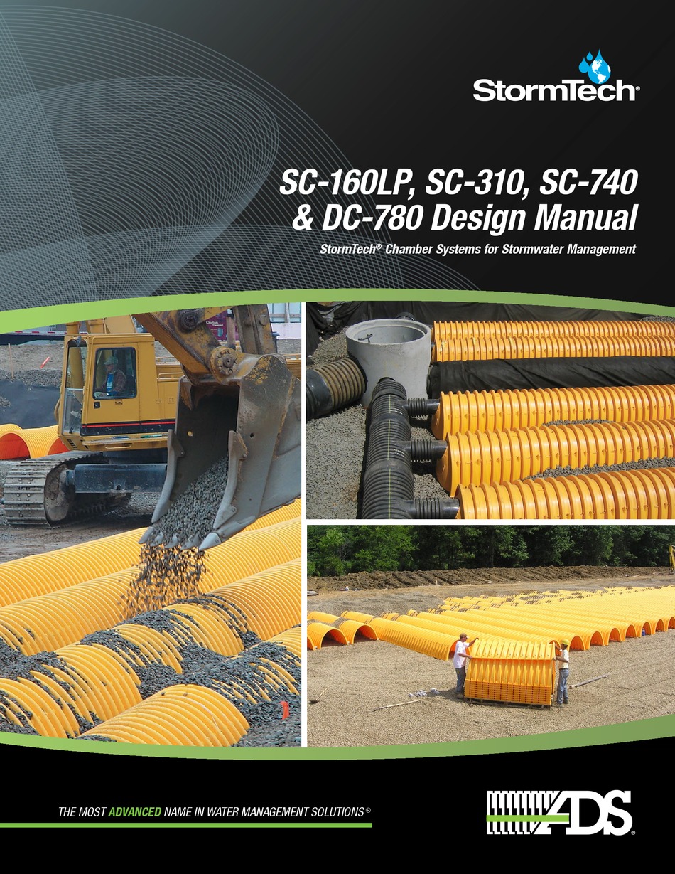 ADS STORMTECH SC-160LP DESIGN MANUAL Pdf Download | ManualsLib