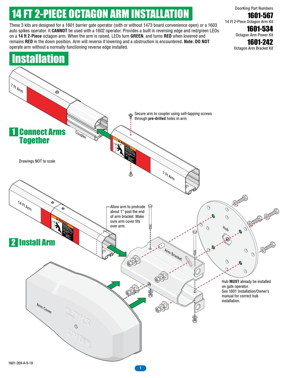 DOORKING 1601567 INSTALLATION INSTRUCTIONS Pdf Download ManualsLib