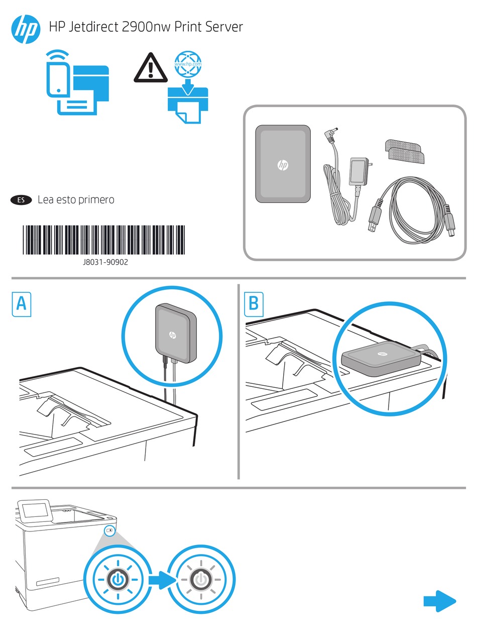 HP JETDIRECT 2900NW MANUAL Pdf Download ManualsLib
