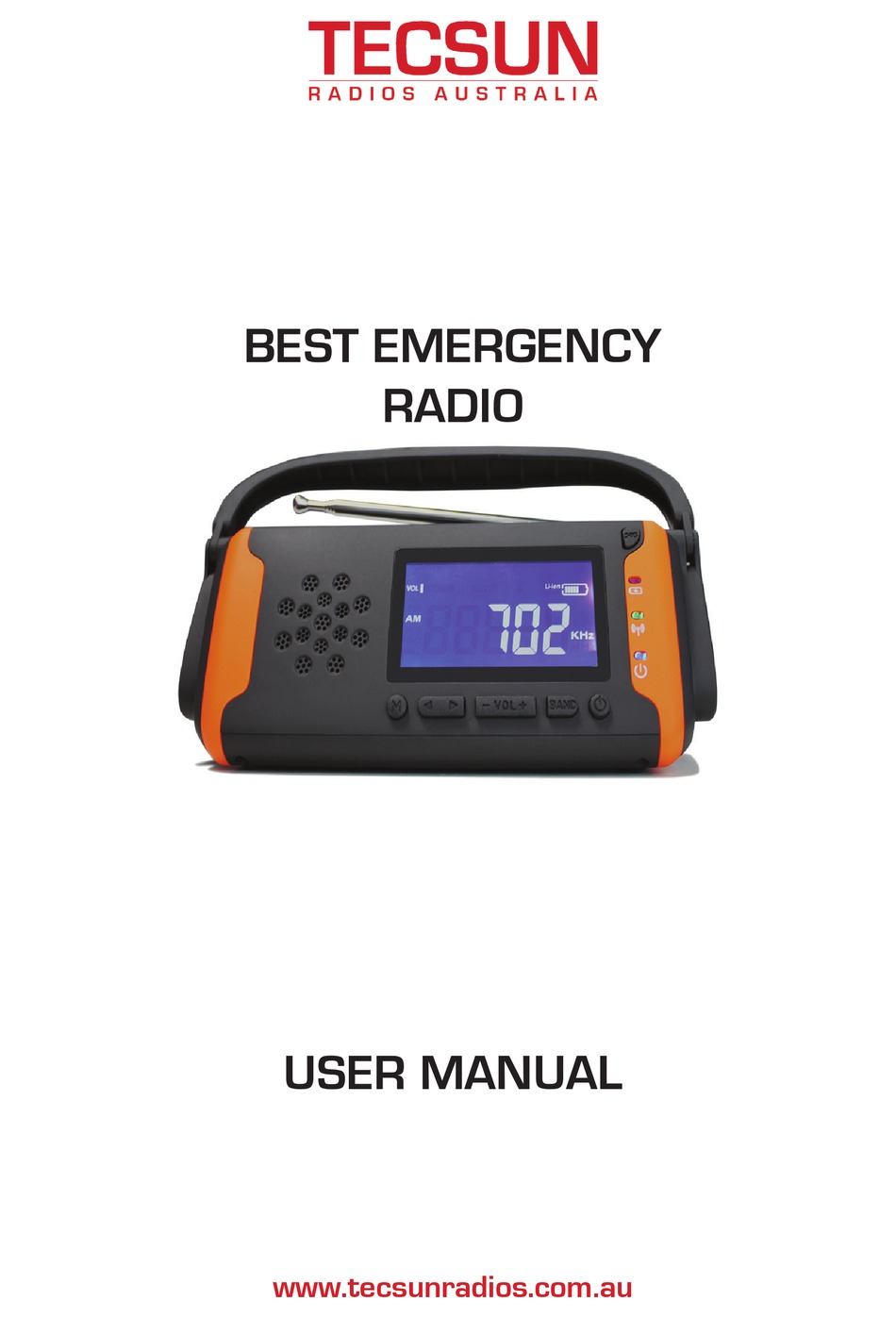 TECSUN BEST EMERGENCY RADIO USER MANUAL Pdf Download ManualsLib