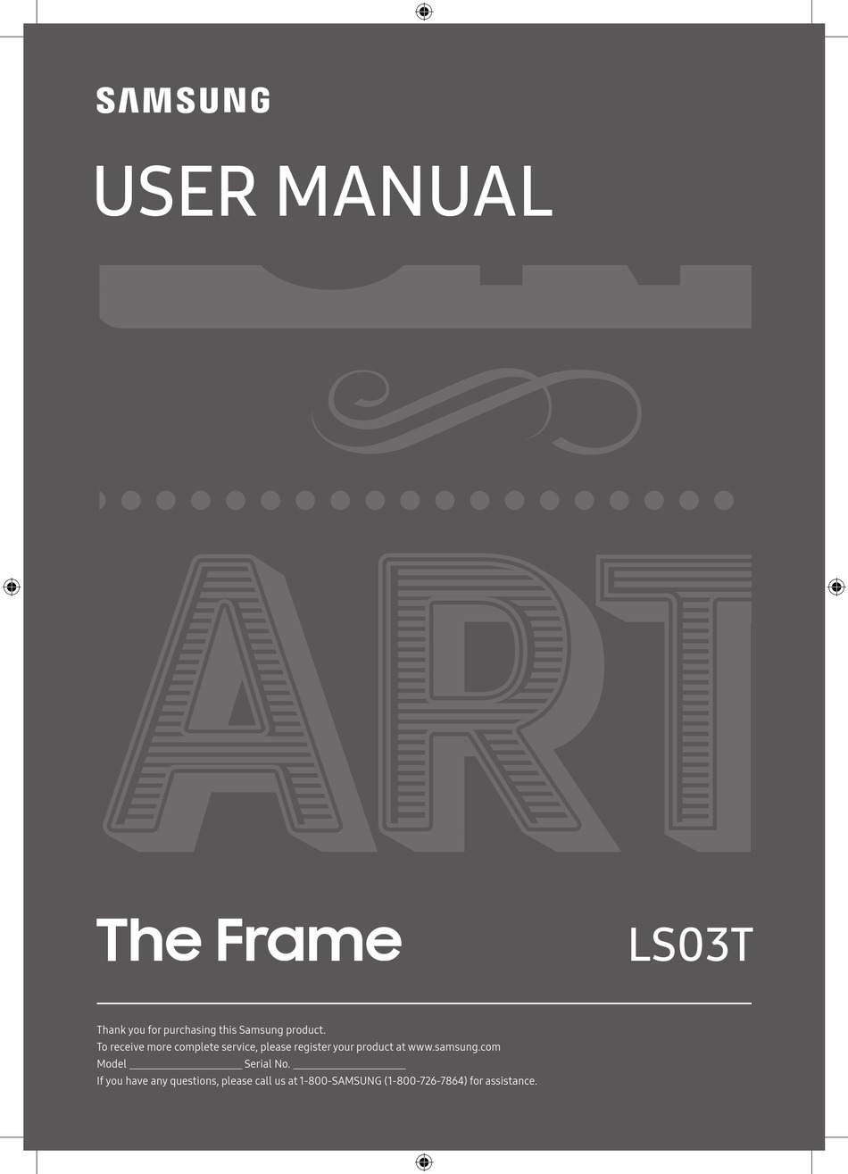 samsung the frame manual pdf - the frame tv installation manual