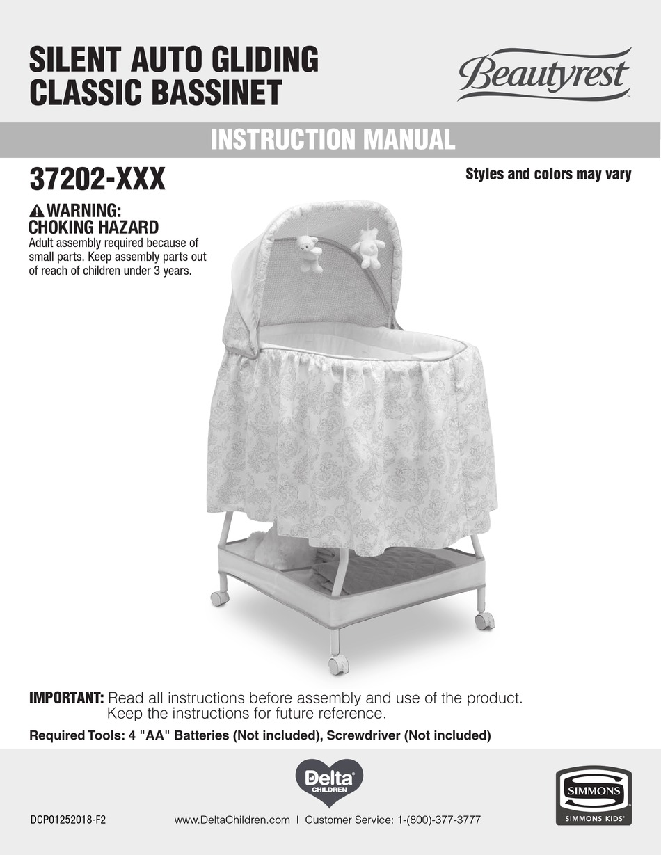 delta bassinet assembly