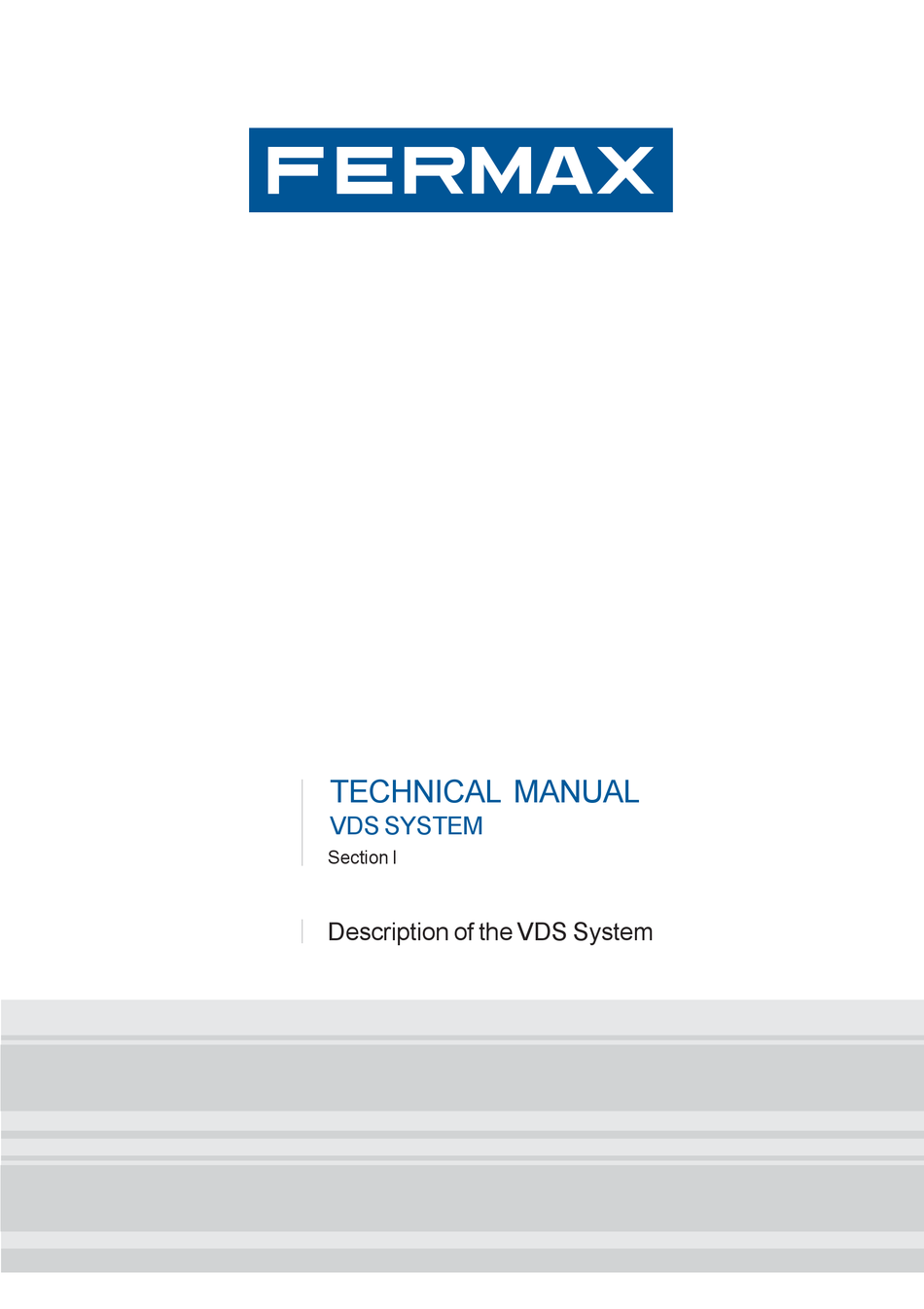 Fermax Vds Technical Manual Pdf Download Manualslib