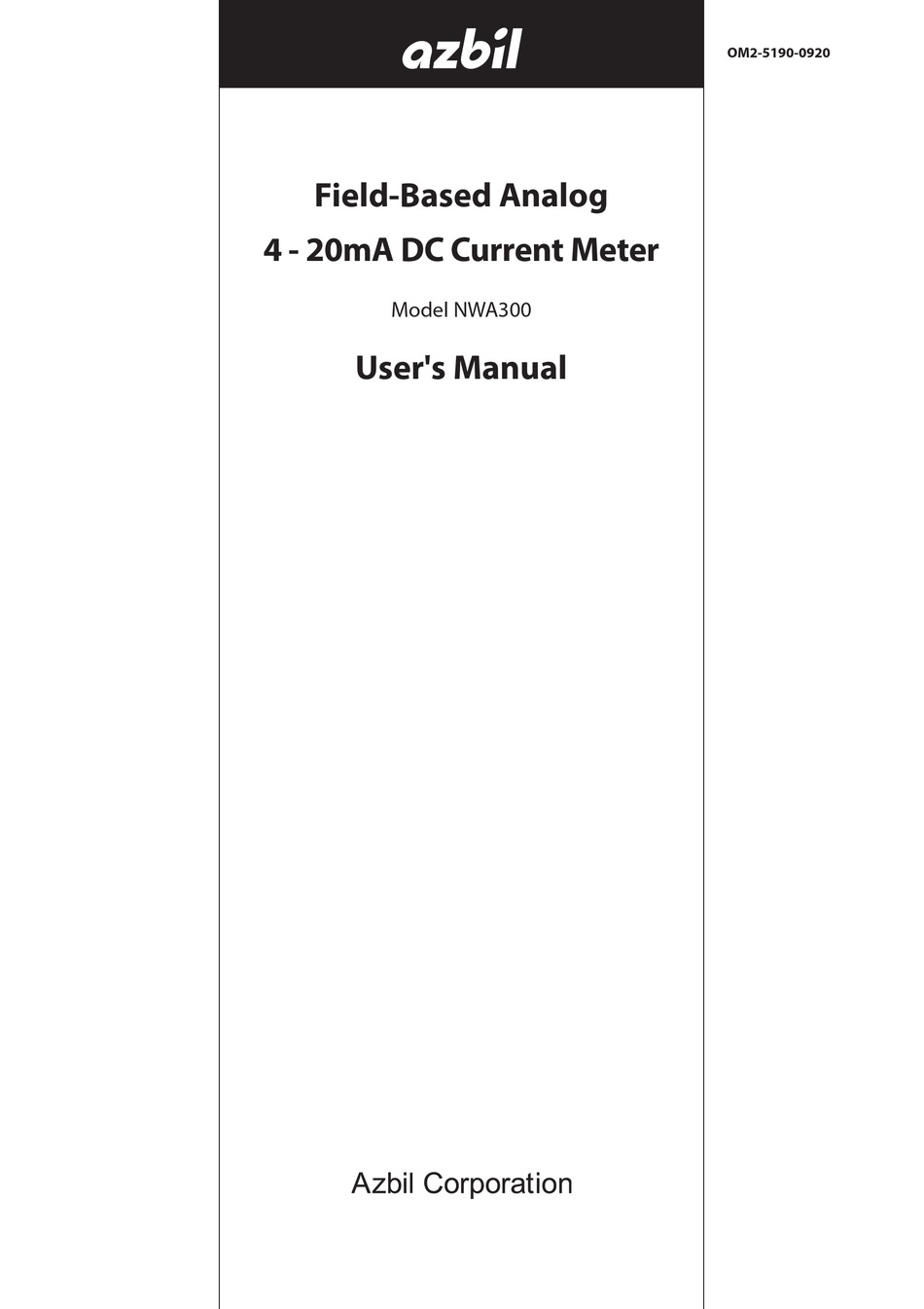 azbil-nwa300-user-manual-pdf-download-manualslib