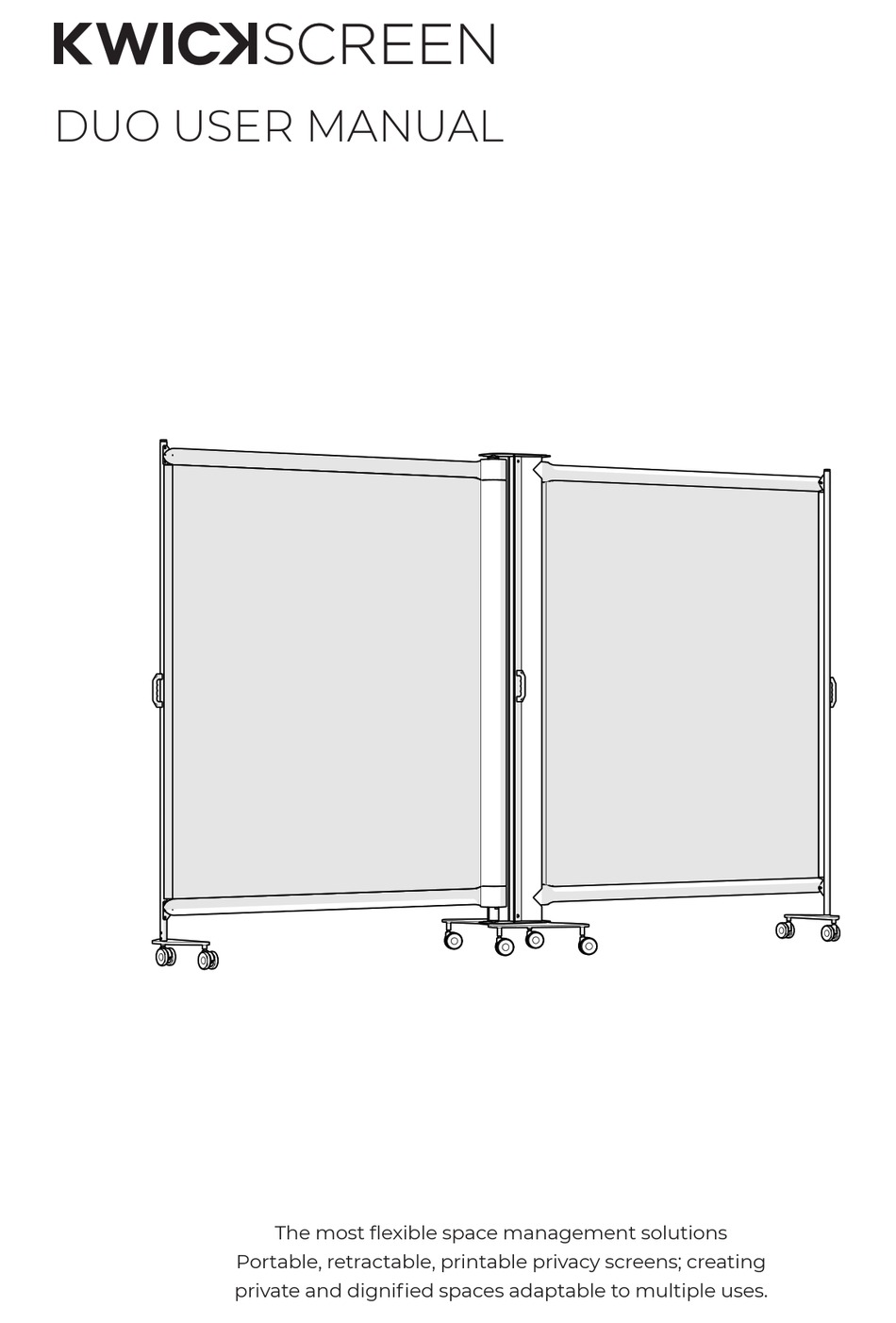 KWICKSCREEN DUO USER MANUAL Pdf Download ManualsLib