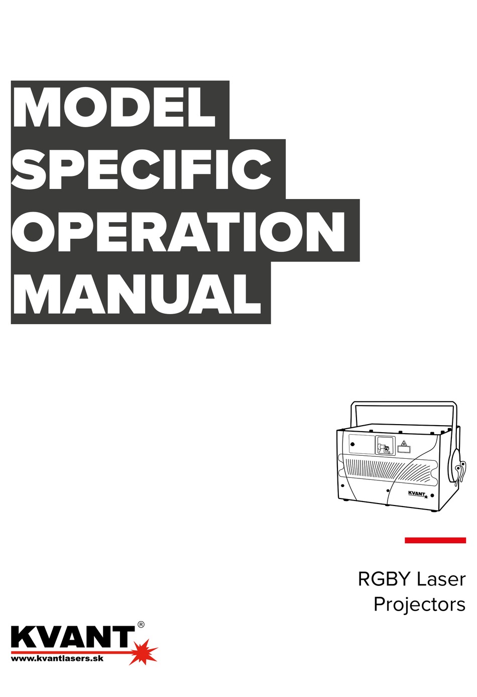 KVANT RGBY SERIES MODEL SPECIFIC OPERATION MANUAL Pdf Download | ManualsLib