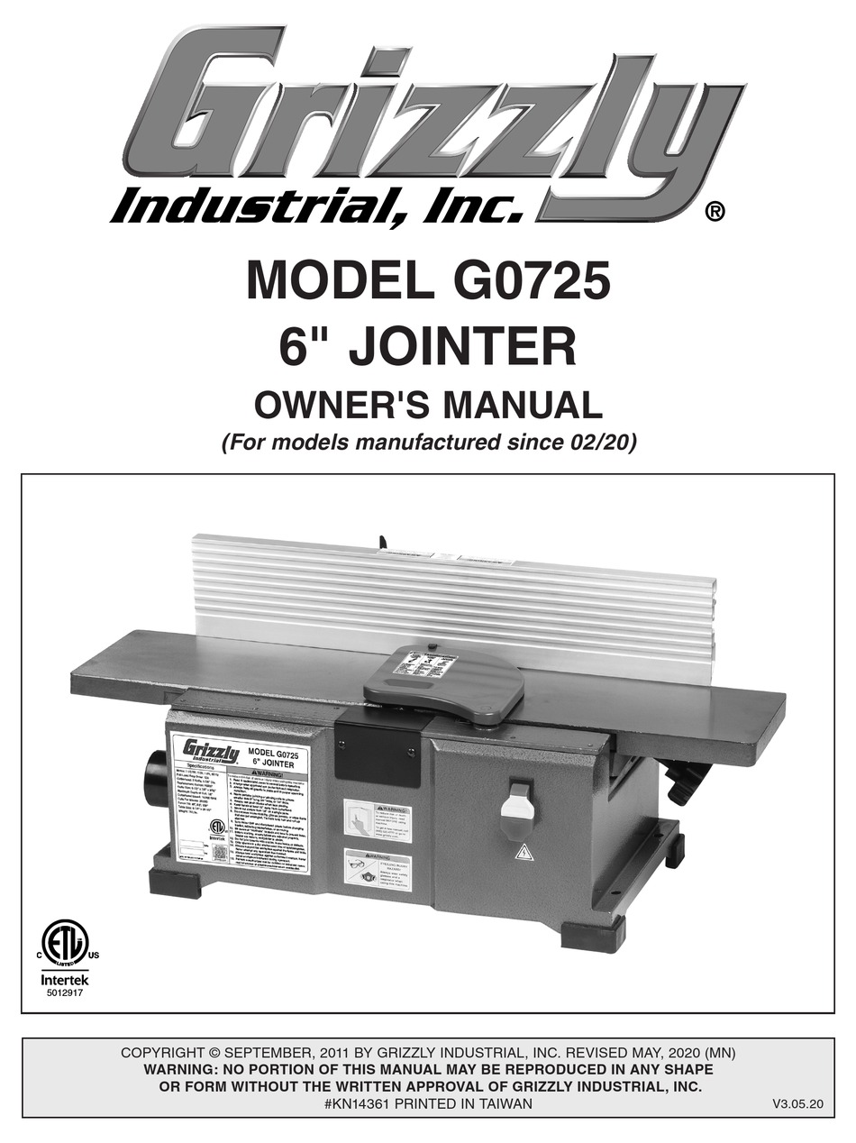 Grizzly 6 inch x 28 inch benchtop jointer deals g0725